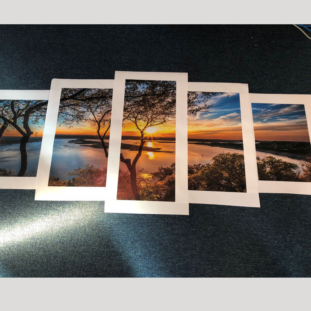 Yixi Decorative Painting Inkjet Oil Painting Canvas Painting Five Figures Celebrities