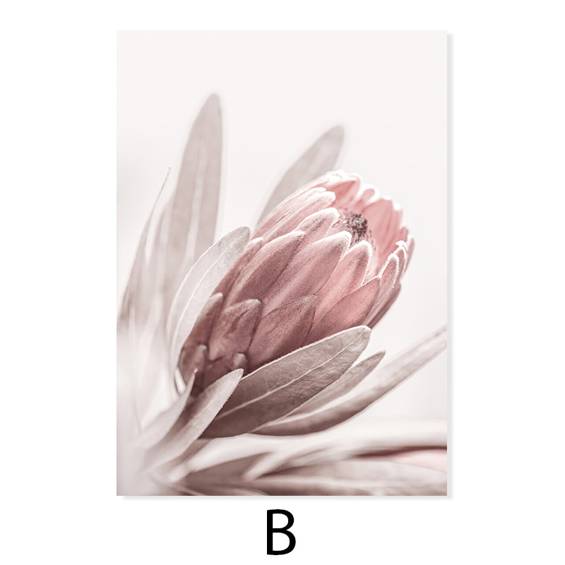 Elegant Peony Love Modern Oil Painting Poster