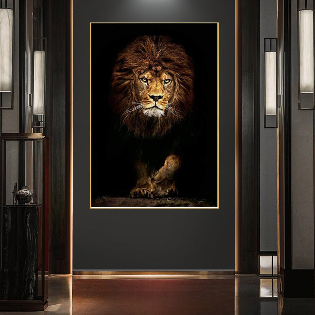 Canvas Core Spray Hanging Painting Frameless