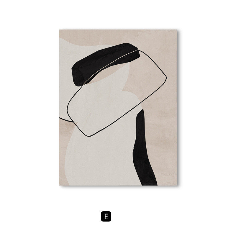 Modern Abstract Line Living Room Decorative Painting