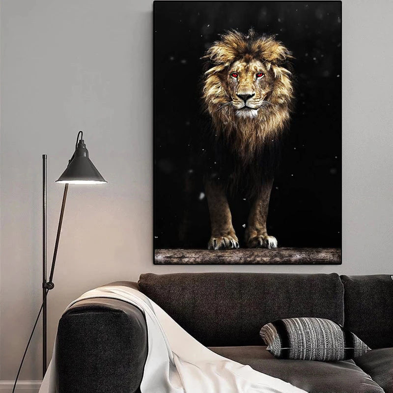 Canvas Core Spray Hanging Painting Frameless