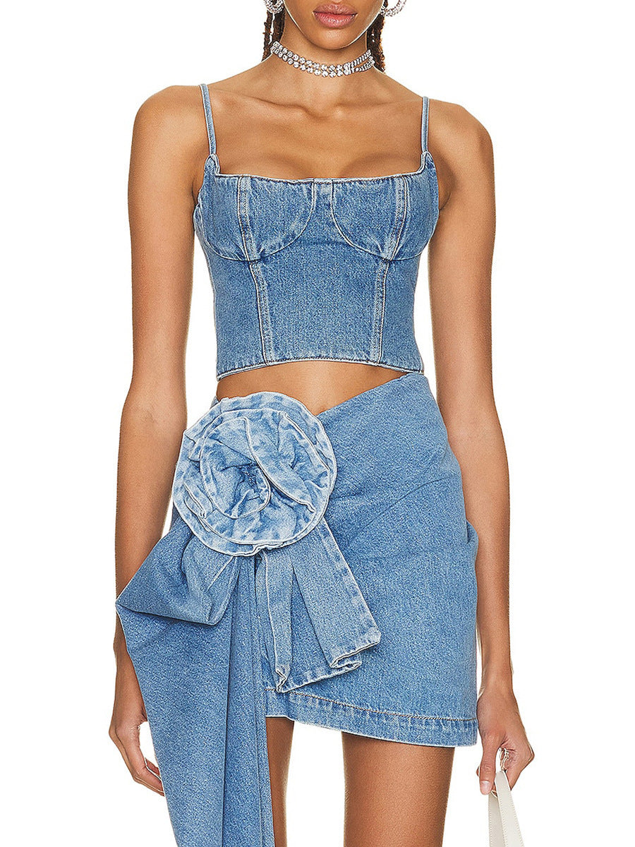 Women's Fashion Small Denim Sling