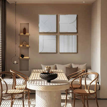 Canvas Core Cloth Spray Hanging Rimless Mural Painting