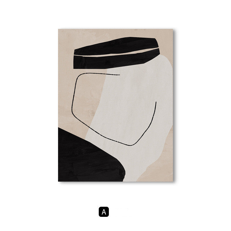 Modern Abstract Line Living Room Decorative Painting